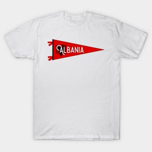 Albania Flag Pennant T-Shirt